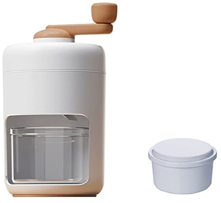 y- Manual Ice Crusher Smoothies Ice Breaker with 1X Ice Box Mold Shaved Ice Machine for Kitchen Gadgets Ice Blender