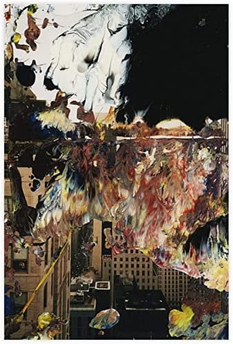 XCPORA Gerhard Richter Poster Ohne Titel Leinwand Gemälde Gerhard Richter Wandkunst Gerhard Richter Drucke für Home Wanddekoration Bild 50x70cmx1 Kein Rahmen