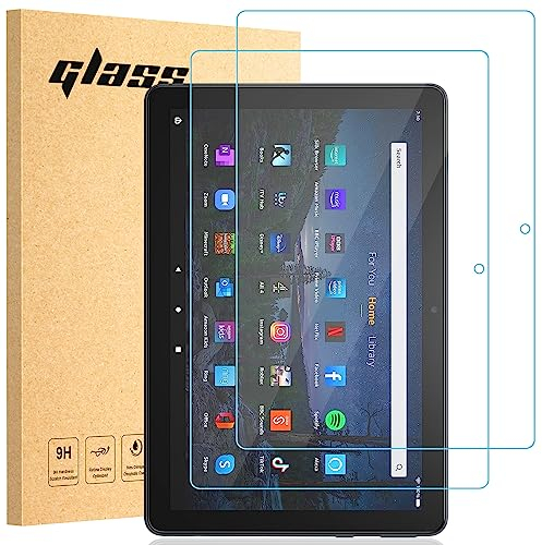 Whioltl 2 Stück Schutzfolie für Amazon Fire HD 10/Fire HD 10 Plus 10.1 Zoll (11th Gen, 2021), 9H Gehärtetes Glas für Amaon Fire HD 10 Kids/Fire HD 10 Kids Pro Bildschirm, Kratzfest, HD-Klar