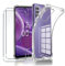LYJERRY 1Pcs Schutzhülle für Nokia G42 5G Handyhülle + 2Pcs panzerglas für Nokia G42 5G Hülle durchsichtig Stoßfest Cover Silikon Handytasche und Displayschutzfolie