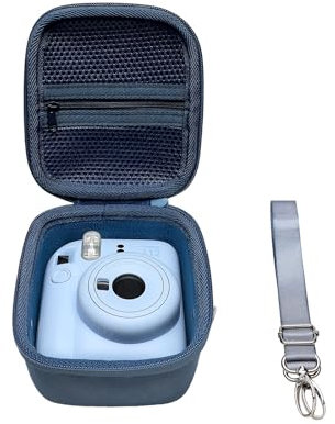 XANAD Case for Fujifilm Instax Mini 12 Mini 11 Mini 9 Instant Camera (Pastel Blue)
