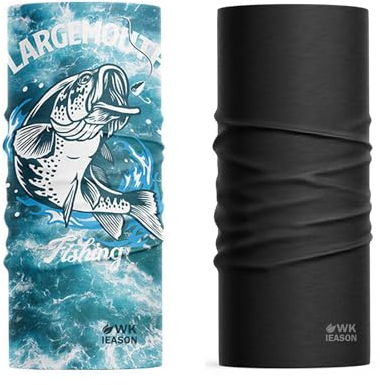 WK IEASON 2pc Multifunktionstuch Sommer Kühlender Multifunktionsschal Bandana Herren Damen Schlauchschal Halstuch Multifunctional Silk Cooling Headband Neck Gaiter Scarf Summer Face Scarf