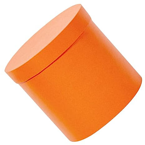Papier Runder Blumenkasten Orange, für Blumensträuße
