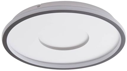 Lindby LED Deckenleuchte Edenia in Schwarz (1 flammig,) - Lampe Deckenlampe Wohnzimmerleuchte