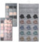 2 Stück Kleiderschrank Organizer Hängend Unterwäsche Organizer Hängend Faltbar Hängeorganizer Kleiderschrank Doppelseitige Organizer mit Taschen und Haken für Panty, BHS, Socken, Krawatten(Grau)