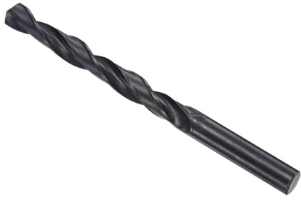 CoCud Spiralbohrer 9,6 mm Durchmesser 125 mm Länge für Metall Holz | 6542 Hochgeschwindigkeitsstahl, Schwarzoxid-Gerade Spiralbohrer, Kunststoff Aluminium