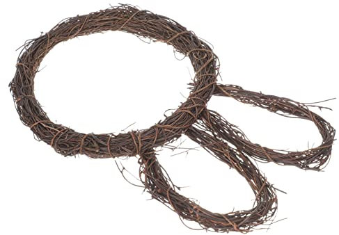 Alipis di coniglio fai da te ghirlanda per porta pasquale in rattan ghirlanda della porta d'ingresso halloween hallowen anello arredamento esterno ghirlanda che fa anelli di rattan