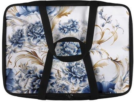 CREAMIC Floral Print Insulated Casserole Carriers for Hot or Cold Food Casserole Carriers for Hot or Cold Food Casserole Dish Carrying Case Travel Potluck Parties Picnic Cookouts Beach