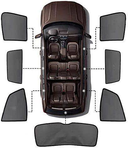 LMJCH Ecran De Fenêtre De Voiture,Pare Soleil Voiture Bébé,pour Tesla Model S 2016-2024 Protection UV Vitres Respirante Accessoires,Full Set