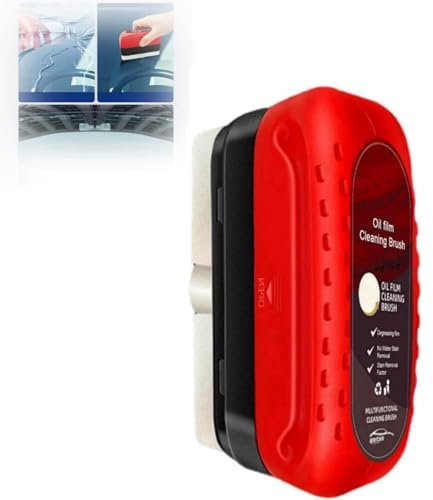 Oil Film CleaningBrush,Automotive Oil Film Cleaning Brush, Glass Cleaning Board,Automotive Oil Film Brush,Efficient Car Glass Oil Film Cleaner,Automotive Glass Oil Film Remover Brush