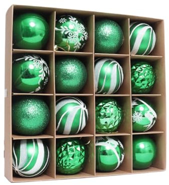 Adornos de chimenea de Navidad, bolas de árbol de vacaciones, adornos de Navidad coloridos, bolas brillantes para árbol de Navidad, adornos colgantes decorativos de pared de Navidad