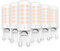 G9 LED Warmweiß Dimmbar 6er, 2700K AC220-240V 3W Ersatz 40W G9 Halogenlampe, 3W Glühbirne LED Leuchtmittel Warmweiss für Drinnen und Draußen Schmücken Beleuchtung Kein Flackern Glühlampe Table lamp