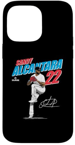 iPhone 14 Pro Max Sandy Alcantara | Miami Baseball Players | MLBSAA3001 Case