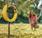 Fire Beauty Gartenschlauchhalter mit Aufbewahrungskorb, robust, 25 kg Kapazität, rostfreier Edelstahl, organisiert 45,7 m Schlauch für Terrasse, Hof oder Garage