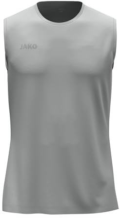 JAKO Unisex Tanktop Uni, hellgrau, L