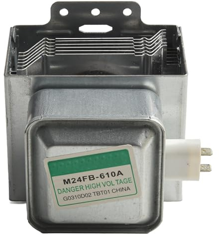 DystopiaWorld Microwave Oven Magnetron, For Galanz, Compatible With M24FB-610A Magnetron 2M219 2M253J, Metal Mcrowave Oven Parts, With Metal 6-Hole And Even Heating