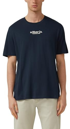 s.Oliver T-Shirt mit Crew Neck und Logoprint