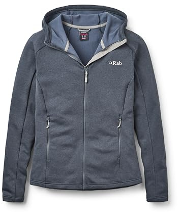Rab Women's Covex Hoody | Warm, Mid-Weight Fleece, for Hiking, Climbing, & Skiing