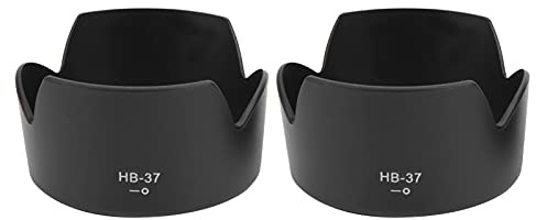 KIMISS Reversible Lens Hood Shade for 55-200mm Lens - 2Pcs Camera Protection for Photography,Anti and Dust Shield