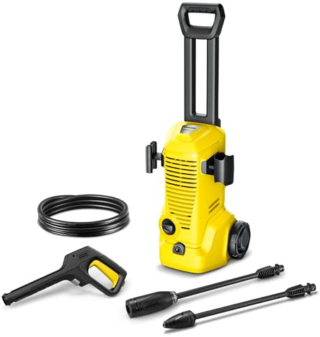 Kärcher K 2 Start Plus High-Pressure Washer, max. 110 bar | Flow rate: 360 l/h, Area: 20 m²/h, Weight: 4.2 kg, High-pressure gun, hose & dirt blaster