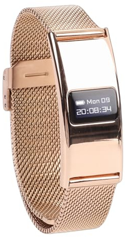 Cuifati Smart Bracelet for Women, Fitness Tracker Sleep Heart Rate Monitor, Step Counter, Calories Pedometer, Water Proof Slim Thin Health Band for Women Ladies Men (Gold)