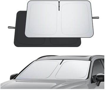 ECOZEN Parasol Coche Delantero Plegable Volvo XC40 C40 Recharge EX40 2018-2026 con Bolsa de Almacenaje Protección UV Solar Tejido Engrosado Personalizado Parasol para Parabrisas Delantero Coche
