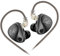 KZ Castor in-Ear Monitor Dual-Dynamic Drivers Headphones with 4 Tuning Switches HiFi Noise Cancelling Earphones, Clarity in All Frequency Stereo Sound Earbuds for Audio Engineers, Musicians(Black)