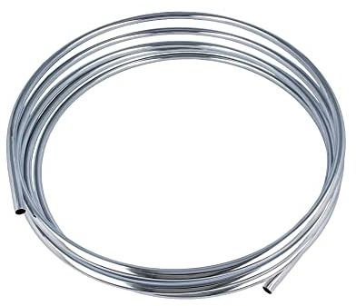 tecuro Kupferrohr, weich, Ø 8 mm - Ring mit 5,00 m, glanzverchromt