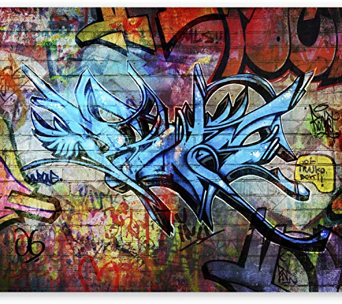 Wallpaper 350x256 cm - Non-woven - Murals - Wall - Mural - Photo - 3D - modern - Graffiti 10110905-4 | modern, Graffiti