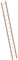 Layher 1029014 Verbundanlegeleiter 14 Sprossen, Holz-Aluminium-Anlegeleiter, Länge 4.05 m