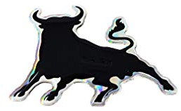 Quattroerre 14047 Sticker Adesivo 3D Toro