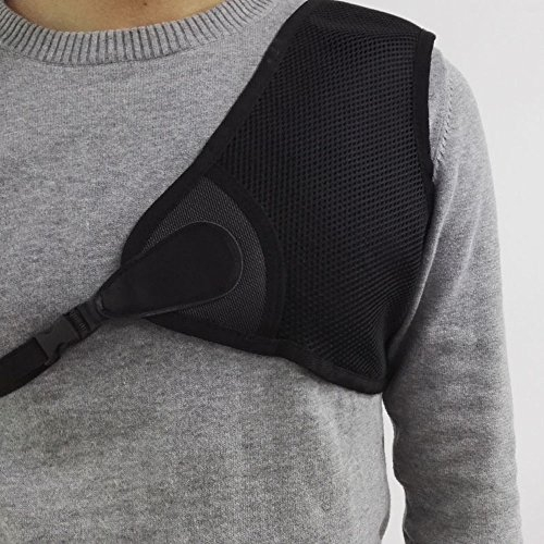 SHARROW Brustschutz für Bogensport Verstellbarer Nylon Atmungsaktiv zum Schutz des Linken Brust Bogens Pfeil Schutzausrüstung