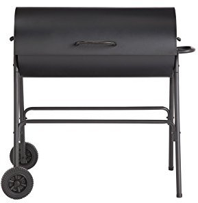 Charcoal Oil Drum BBQ - Cover, Utensils & Adjustable Grill