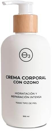Körperlotion Body Lotion Körpercreme mit ozonisiertem Olivenöl 100% natürlich Bio und vegan Straffende intensive Pflege für empfindliche sehr trockene oder atopische Haut Damen und Herren 300 ml