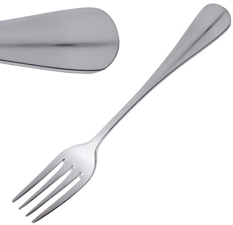 Olympia Baguette Dessert Fork Pastry Cake Cutlery Dining Kitchenware Tableware Cookware Cooking Kitchen Home Restaurant 18/0 Stainless Steel. Pack Quantity: 12