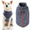 Gooby 72116-WGRY-L Fleece-Hundeweste mit Reißverschluss, grau, Größe L