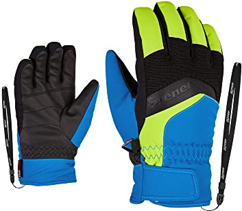 Ziener Jungen LABINO AS(R) Glove junior Ski-Handschuhe/Wintersport | Wasserdicht, Atmungsaktiv, Persian Blue, 7