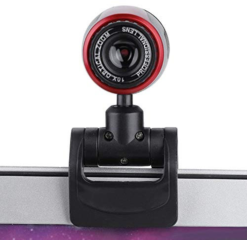 Diyeeni USB Camera USB2.0 with MIC 16MP HD Webcam Glass Lens Web 360° Camera Specially designed for both laptop and desktop for MSN/Yahoo/Skype, etc.