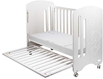 Interbaby CUNA11C Lovely Premium - Kinderbett mit Matratze, weiß, 21.7 kg