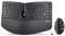 Perixx PERIDUO-606 Wireless Mini Ergonomic Keyboard with Portable Vertical Mouse - Adjustable Palm Rest Stand - Membrane Low Profile Keys - US English