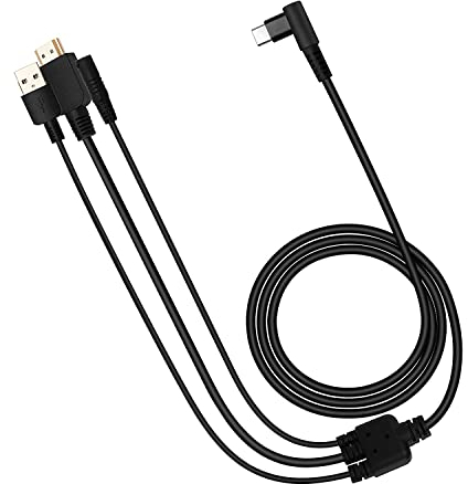 HUION 3-in-1-Kabel für KAMVAS Pro 16 Pro 13 GT-133 und Pro 12 GT-116 Grafik-Zeichenmonitor mit HDMI-, Strom- und USB-Kabeln im Lieferumfang