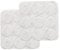 GINOYA 30mm Glasplatte Stoßstangen, 18pcs Silikon klar klebend Möbel Stoßstangen Gummipuffer für Glastisch Tür Kabinett
