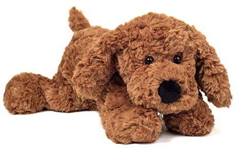 Teddy Hermann 91974 Schlenkerhund braun 28 cm, Kuscheltier