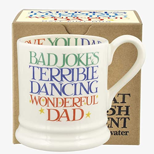 Emma Bridgewater Rainbow Toast Wonderful Dad 1/2 Pint Mug (Boxed)