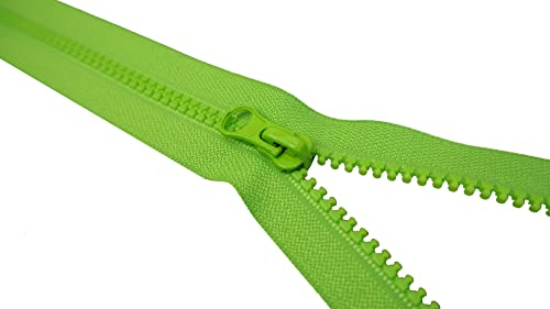 Reißverschluss Kunststoff 70 cm 10# Neon Grün