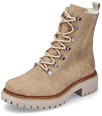 Rieker Damen Schnürstiefeletten 72643, Frauen Stiefeletten