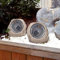 New Pack of 2 Solar Rock Lights Brown Super Bright Solar Powered Rock Effect Spotlights Outdoor Garden Pathway Driveway Border Decorative Lights Waterproof Ornament Light With Day to Night Sensor