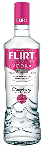Flirt Raspberry Flavoured Vodka 70cl, Ideal for Cocktails and Mixed Drinks, 37.5 Percent ABV