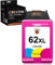 COCCINK 62XL (1 Farbe) Wiederaufbereitete Druckerpatronen Ersatz für HP 62 XL für Envy 5540 5541 5545 5640 5642 5660 7640 7645 OfficeJet 200 250 252 5470 5740 5745 5746 8040 8045 Drucker