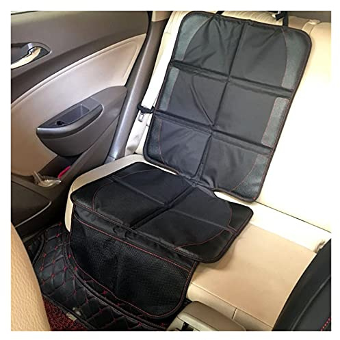 DUNSBY Autositzschoner Oxford PVC Baumwolle Leder Autositzbezug Sicherheit Autositzschoner Matte Verbesserte Schmutz- und Wasserabweisend Waschbar Autositzschoner